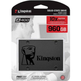 Imagem da oferta SSD Kingston 2.5´ 960GB A400 SATA III Leituras: 500MBs / Gravações: 450MBs - SA400S37/960G