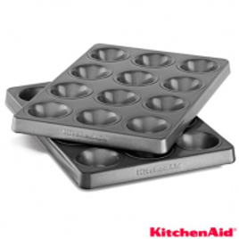 Imagem da oferta Kit Formas para Mini Bolinhos em Aço Carbono - Kitchenaid