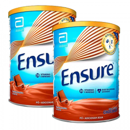 Imagem da oferta Kit 2x Suplemento Alimentar Ensure Chocolate 850g