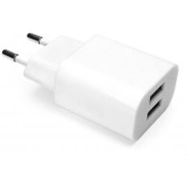 Imagem da oferta Carregador de parede universal 2.1A 2 portas USB bivolt Branco ESACW2 Geonav