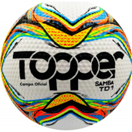 Imagem da oferta Bola de Futebol de Campo Topper Samba TD1 Campo Oficial – Colorida
