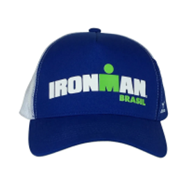 Imagem da oferta Boné Mizuno Ironman 2019 - Azul e branco
