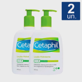 Kit 2 Unidades Cetaphil Loção Hidratante Galderma com 473ml para Pele Normal a Seca
