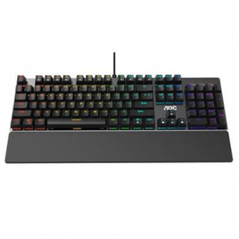 Teclado Mecânico Gamer AOC GK500 RGB Switch Outemu Blue ABNT2 - GK500D84B