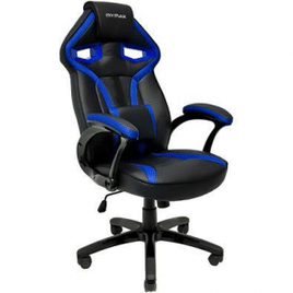 Imagem da oferta Cadeira Gamer Mymax Mx1 Peso Suportado até 120Kg Giratória Preto E Azul - mgch-8131/bl