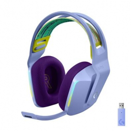 Imagem da oferta Headset Gamer Sem Fio Logitech G733 RGB Lightsync 7.1 Dolby Surround com Blue VOICE para PC PlayStation Xbox Switch Lilás - 981-000889