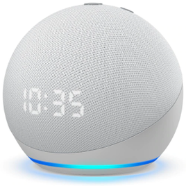 Smart Speaker Amazon Echo Dot 4ª geração com Relógio e Alexa