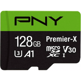 Imagem da oferta Cartão de memória flash microSDXC PNY Premier-X classe 10 128 GB preto