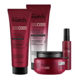 Imagem da oferta Combo Match Liga dos Coloridos: Shampoo + Condicionador + Sérum Protetor + Máscara de Proteção