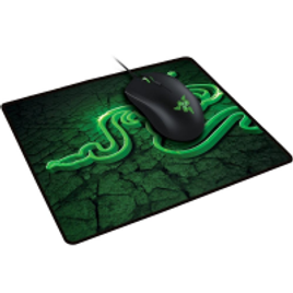 Imagem da oferta Kit Gamer Razer - Mouse Gamer Abyssus, 2.000 Dpi + Mousepad Goliathus Fissure Control