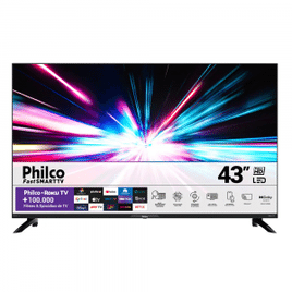 Imagem da oferta Smart TV Philco 43" Led Dolby Áudio Wi-Fi com 2 USB 3 HDMI 60Hz - PTV43G7ER2CPBLF