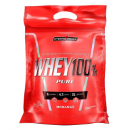 Imagem da oferta Whey Protein 100% Super Pure 1,8 Kg Body Size Refil - IntegralMédica - Morango