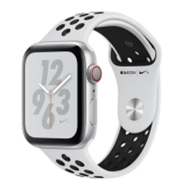 Imagem da oferta Apple Watch Nike+ Series 4 (GPS + Cellular) 40mm Caixa prateada de alumínio com pulseira esportiva Nike
