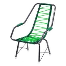 Imagem da oferta Cadeira De Fio Infantil Eletrostático Plus Verde Fabone Móveis