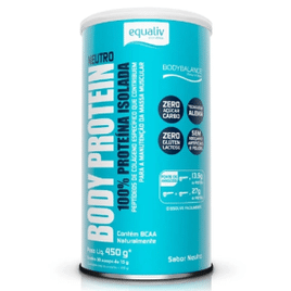 Imagem da oferta Body Protein Isolada Zero Carbo 450g Equaliv sem Sabor