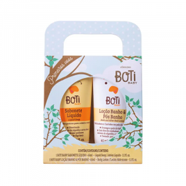 Imagem da oferta Kit Presente Boti Baby Primeiros Vôos: Sabonete Líquido 65ml + Loção Banho e Pós-Banho 65ml