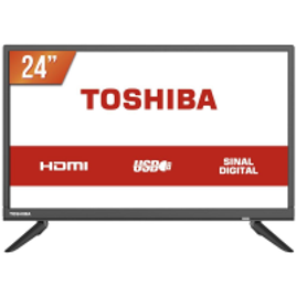 Imagem da oferta TV LED 24" HD Toshiba 24L1850 2 HDMI USB Conversor Digital