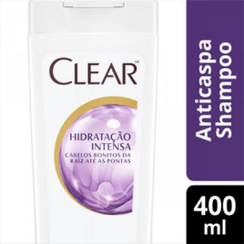 Imagem da oferta 6 Unidades - Shampoo Anticaspa Clear Women Hidratação Intensa 400ml