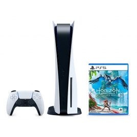 Imagem da oferta Console PlayStation 5 - Sony (Com leitor de Disco) + Jogo Horizon Forbidden West - PS5
