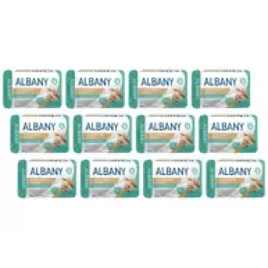 7 Pacotes de Sabonete em Barra Hipoalergênico Albany Hidratação Antibac 85g - 84 Unidades