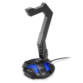 Suporte para Headset Gamer Sharkoon XRest Som Surround 71 2x P2