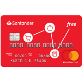 Imagem da oferta Cartão de Crédito Santander Free sem Anuidade