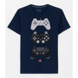 Imagem da oferta Camiseta com Estampa Gamer - Playstation