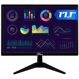 Imagem da oferta Monitor Dr.Office Tela 17.1" HD 60hz HDMI/VGA - MDR-0502-17