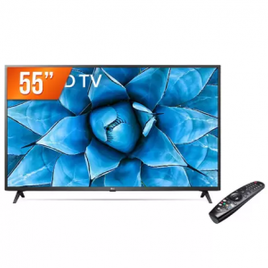 Imagem da oferta Smart TV LED 55” 4K UHD LG 55UN731C 3 HDMI 2 USB Wi-Fi Assitente Virtual Bluetooth