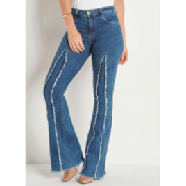 Imagem da oferta Calça Jeans Flare com Desfiados Sawary - Sawary Jeans