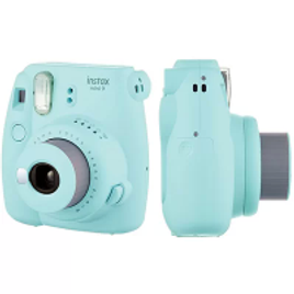 Imagem da oferta Câmera Instantânea Fuji Instax Mini 9 Azul Aqua Fuji Film  - Eletrônicos - Kalunga.com