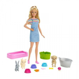 Imagem da oferta Boneca Barbie Banho dos Cachorrinhos - Mattel