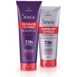 Kit Siàge Combate O Frizz Shampoo 250ml + Condicionador 200ml - Eudora