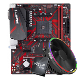 Imagem da oferta Kit Upgrade AMD Ryzen 3 PRO 4350G + Gigabyte B450M Gaming