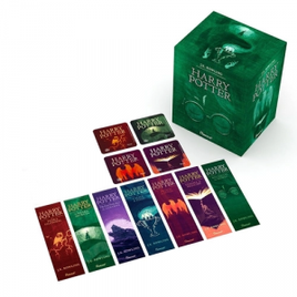 Box Harry Potter Premium Exclusivo 7 Livros Capa Dura + Brindes: Porta Copos + Marcadores - 1ª Ed.