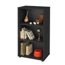 Estante Clean Office 2 Prateleiras Preta AY 14137