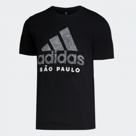 Imagem da oferta Camiseta Adidas Badge of Sport São Paulo Masculina  - Tam M