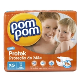 Imagem da oferta Fraldas Pom Pom Protek Proteção de Mãe Jumbo XG - 22 Unidades