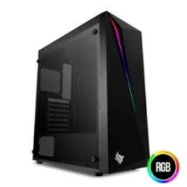 Imagem da oferta Gabinete Pichau Gaming Hunter RGB Lateral Vidro Temp PG-HT01-RGB