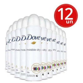 Imagem da oferta Desodorante Aerosol Dove Invisible Dry Leve 12 Pague 8