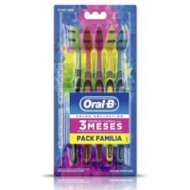 Imagem da oferta Escova Dental Oral-B Color Collection Pack Familiar 5 Unidades