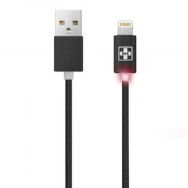 Imagem da oferta Cabo Lightning USB Com LED Para iPad Air e iPad Mini Apple IOS 2.4A Mais Mania