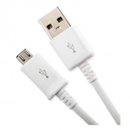 Imagem da oferta Cabo USB AM/Micro USB MD9 5 pinos 90cm Branco - 7406