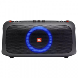 Imagem da oferta Caixa de Som JBL Partybox On-The-Go com Bluetooth Luzes e Microfone sem Fio - 100W