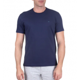 Imagem da oferta Camiseta Masculina Azul Lisa
