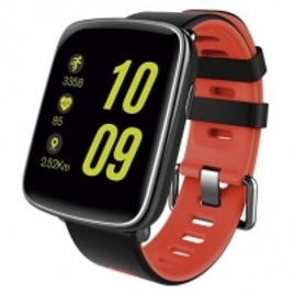 Imagem da oferta Smartwatch Qtouch QSW 12 Preto e Laranja