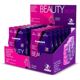 Imagem da oferta Beauty Drops - Proteína Líquida Isolada com colágeno Hidrolisado Glamour Midway USA 60ml c/ 12 Unid