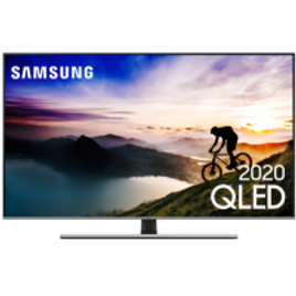 Imagem da oferta Smart TV QLED 4K 55” Samsung 55Q70T 3 HDMI 2 USB Wi-Fi Bluetooth HDR  - QN55Q70TAGXZD