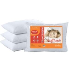 Imagem da oferta Travesseiro Soft Touch Toque de Seda 50x70 - Altenburg - Branco