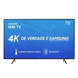Imagem da oferta Smart TV LED 75" 4K Samsung 75RU7100 3 HDMI 2 USB Wi-Fi